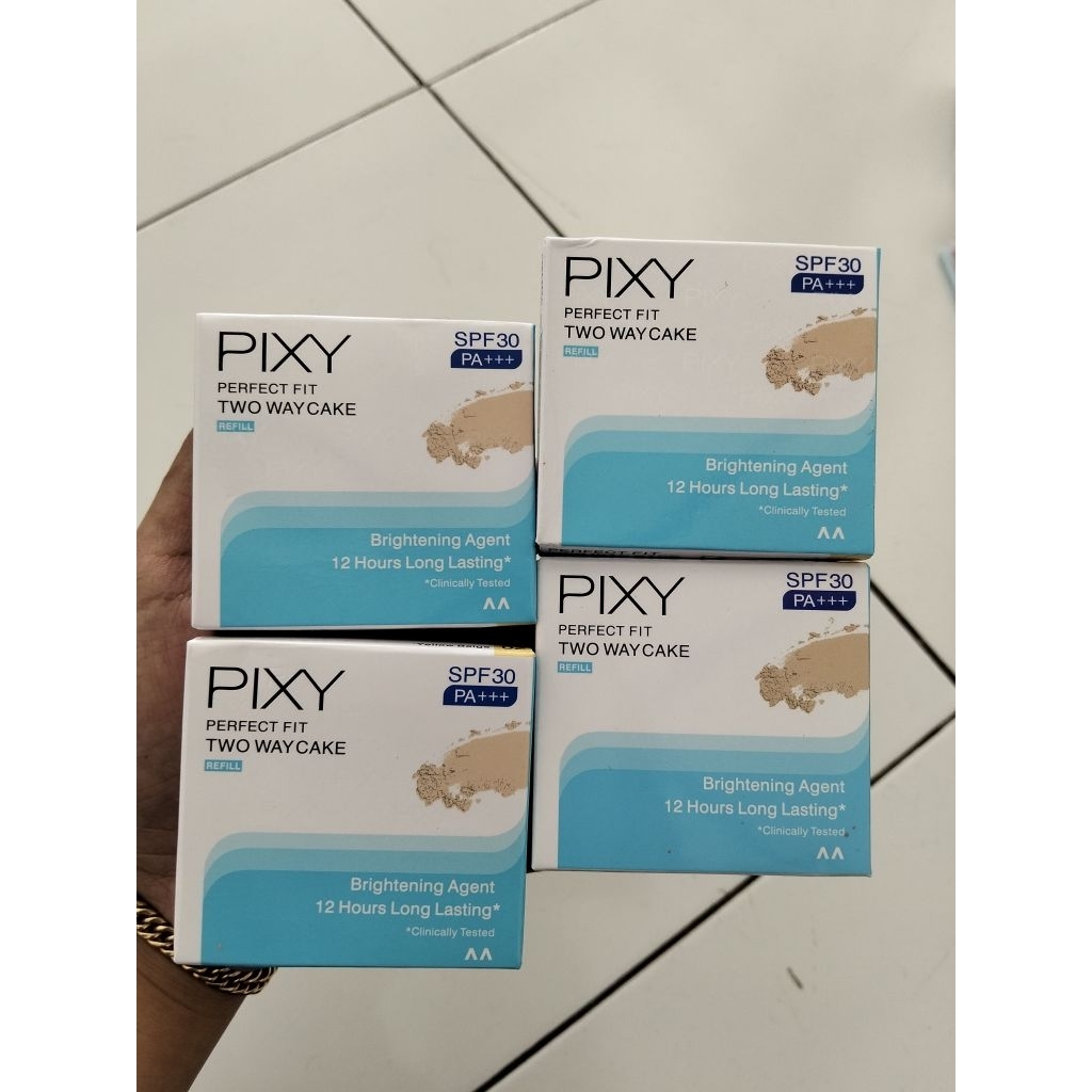 12.2g Bedak Refill Pixy UV Whitening - 006 Natural Beige, Tekstur Lembut, Perlindungan Sinar Matahar