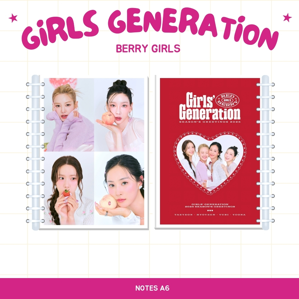 HOLOGRAM A6 NOTES GIRLS GENERATION LETTER TO MYSELF BUKU NOTE NOTEBOOK KPOP UNOFFICIAL SNSD TAEYEON