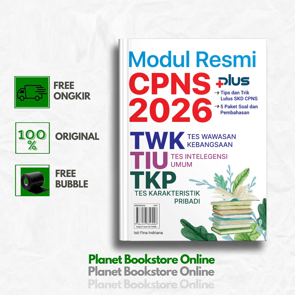 Buku Modul Resmi CPNS (TWK, TIU, TKP)