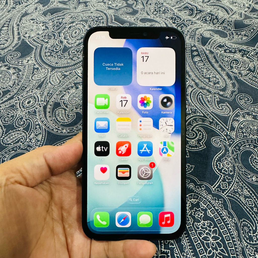 IPHONE_12 64 GB PACIFIC BLACK BYPASS SECOND BA-575