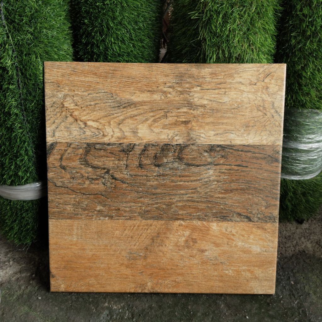 keramik 40x40 motif kayu serat (matt-doff) / keramik lantai/keramik teras/ keramik carpot/ keramik t