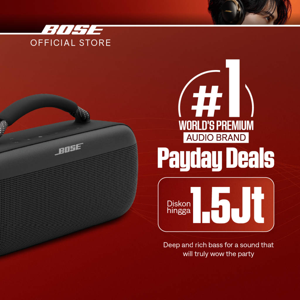 Bose SoundLink Max Speaker Bluetooth Portabel - Black / Blue Dusk