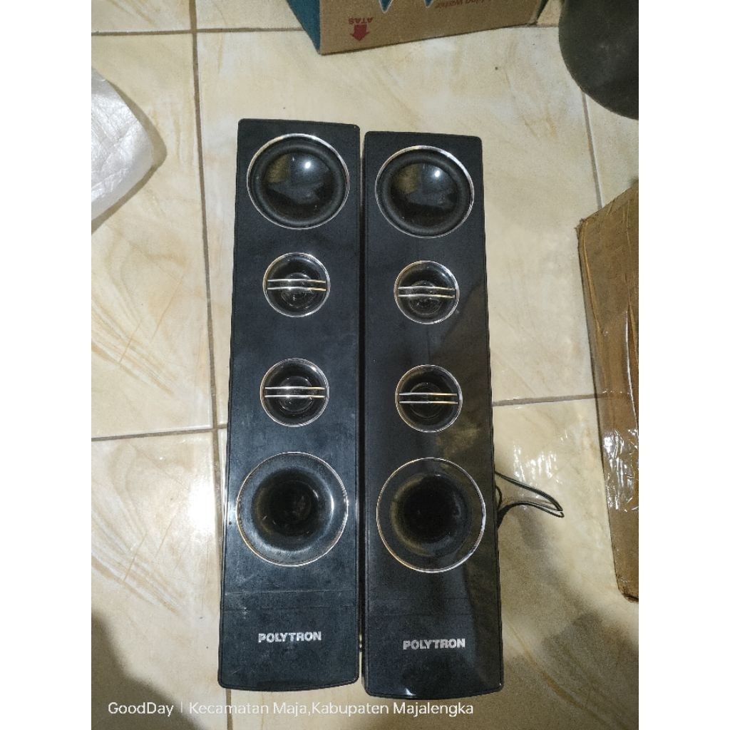 speaker bekas tv tanpa kaki