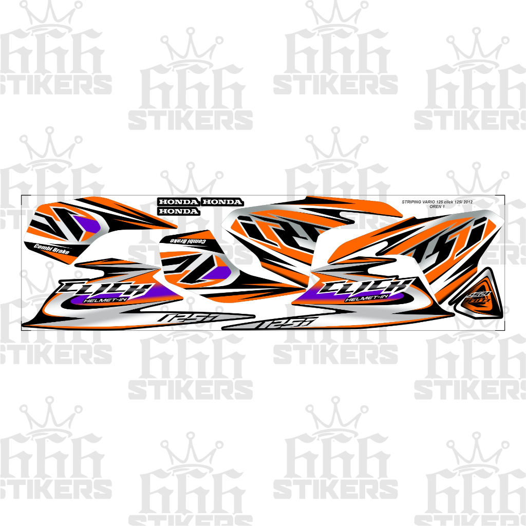 STRIPING THAILAN VARIO 125 click 125i 2012 (KZR)
