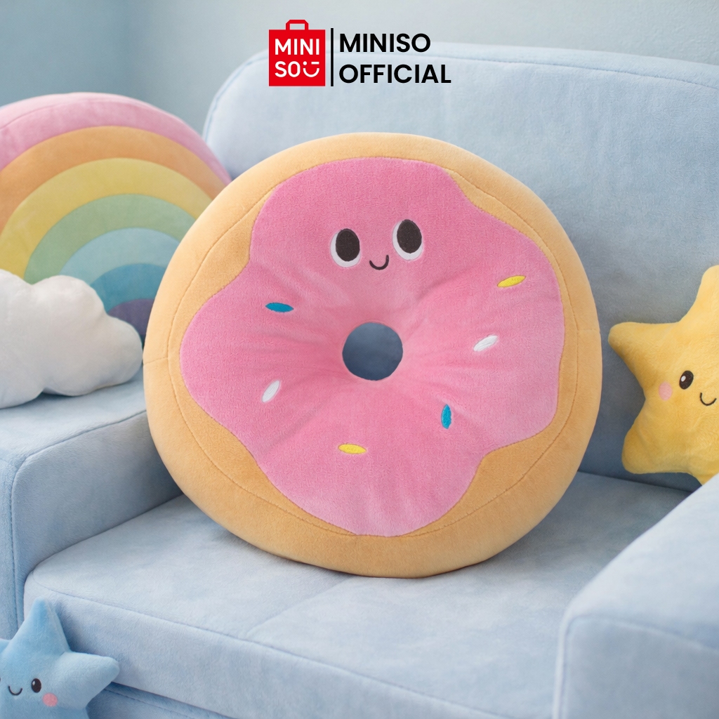 MINISO TOY - Miniso Bantal Duduk Lesehan Cantik Bantal Kursi Sofa Cushion Alas Duduk Bantalan Kursi 