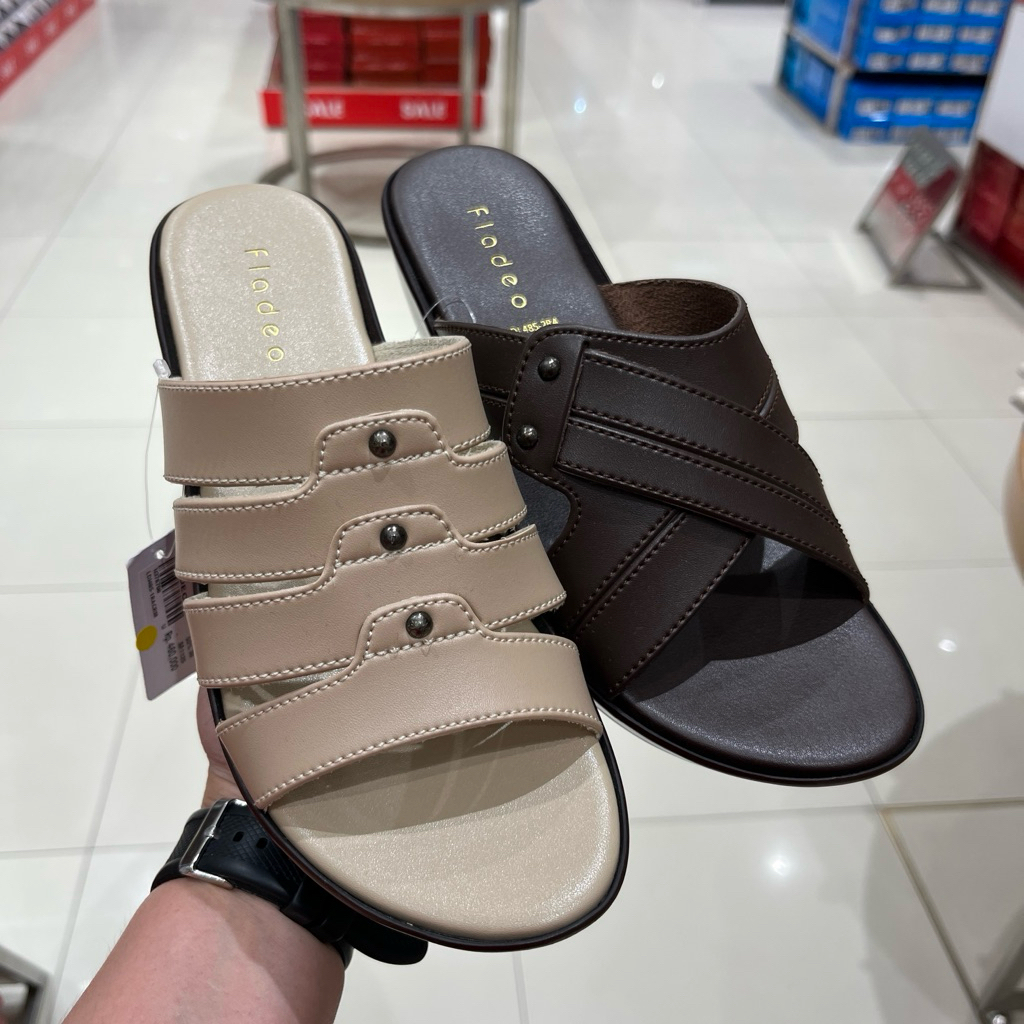 sandal  wedges 5cm cewek fladeo new