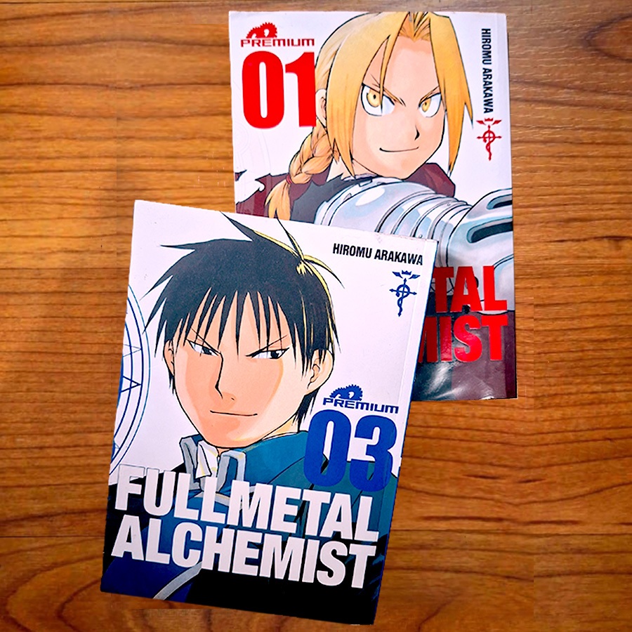 Komik Fullmetal Alchemist Premium Vol 1 dan 3 Langka (Preloved)