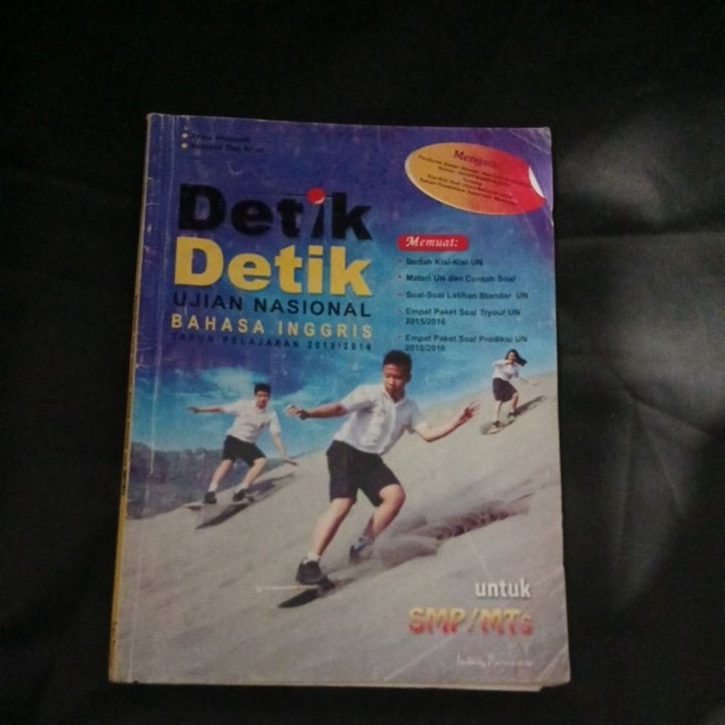 Detik detik ujian nasional bahasa inggris untuk smp/mts tahun 2015/2016