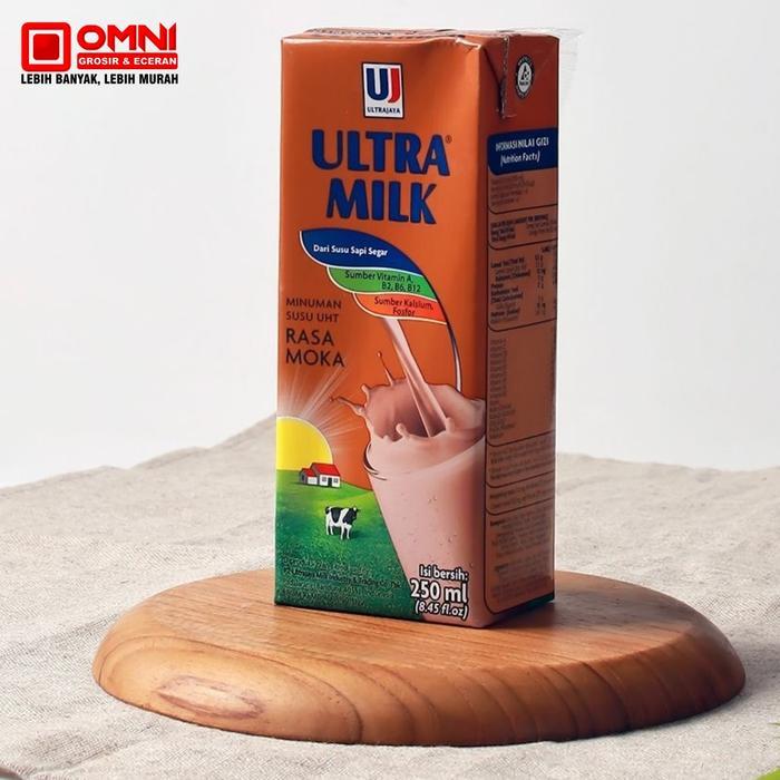 Ultra Milk Moka 250 ml Susu UHT rasa Moka Ultrajaya