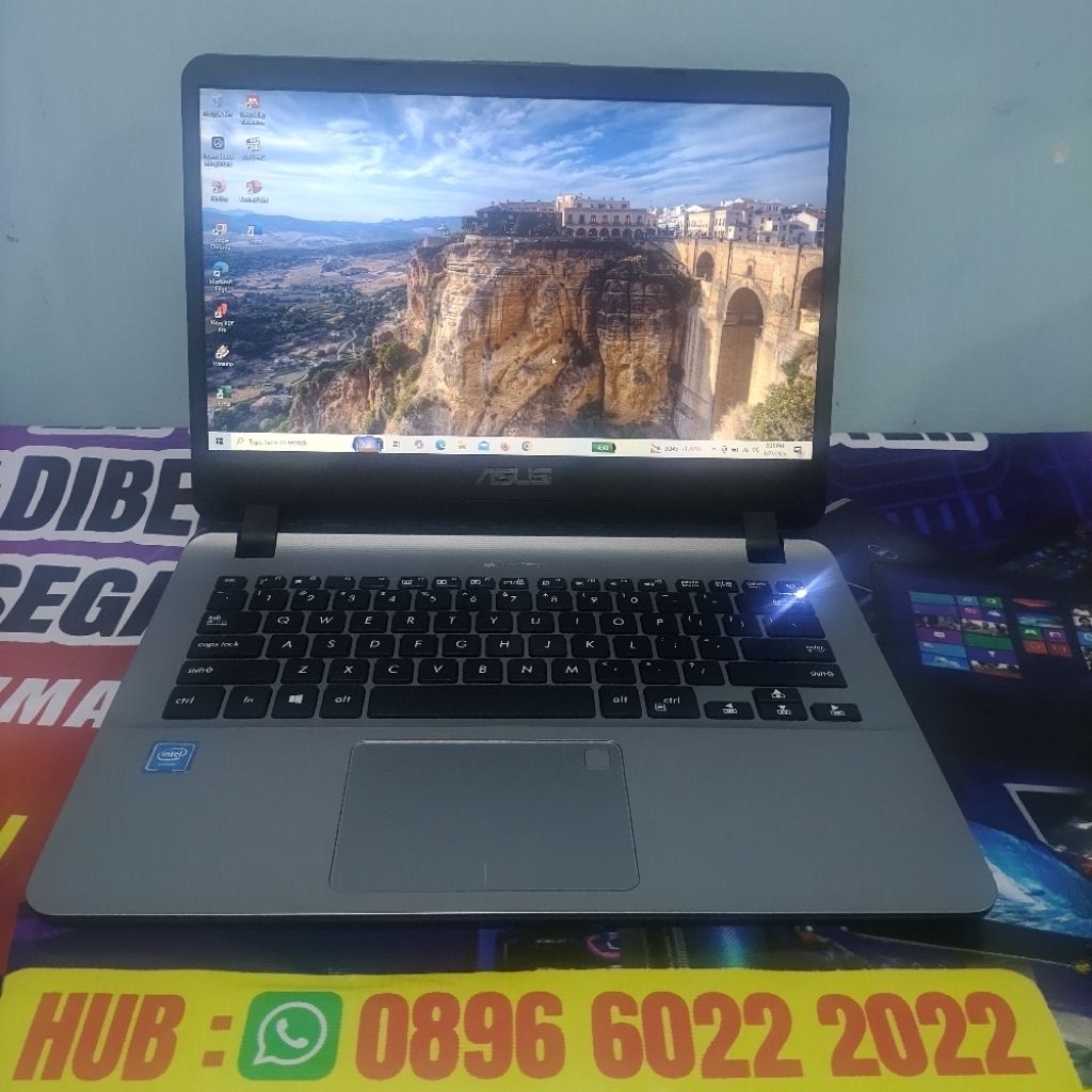 LAPTOP MURAH ASUS A407MA CELERON N4000 RAM 4GB SSD 256GB