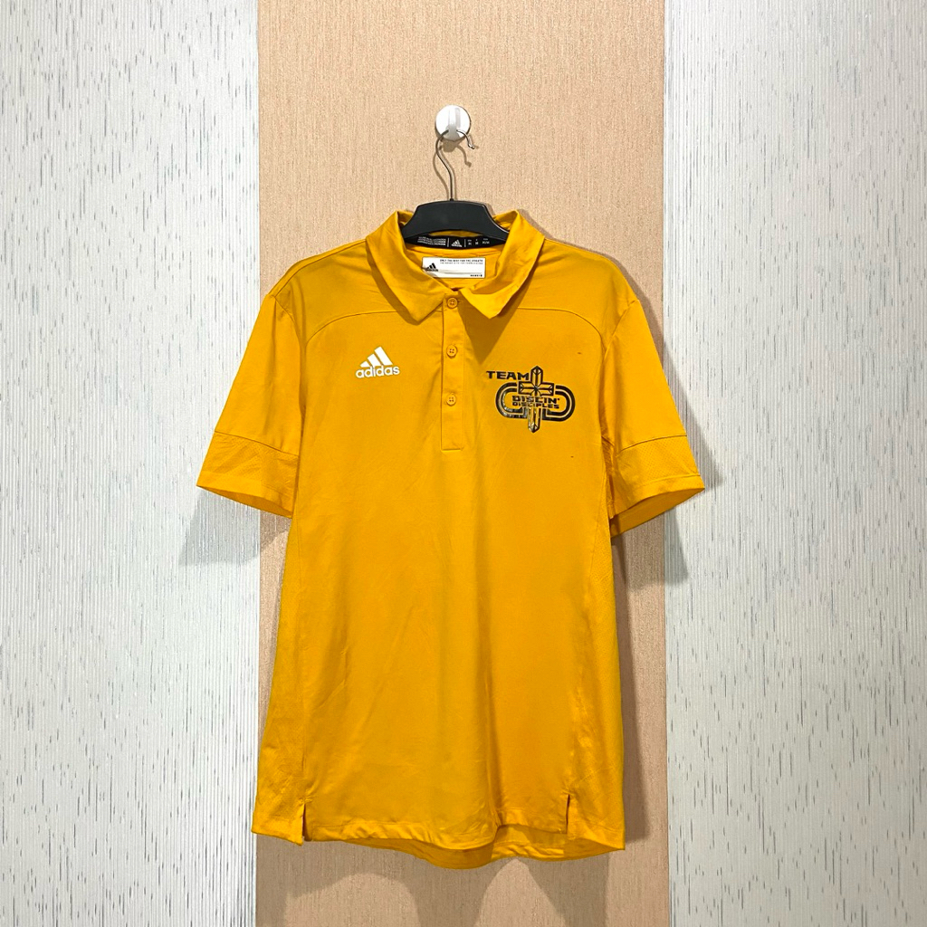 Adidas Polo Shirt Dry Fit / Kaos Polo Pria / Size M