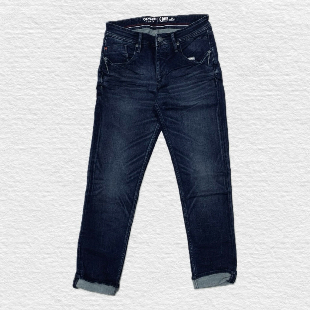 CELANA OXIGEN DENIM ORIGINAL BAHAN STRECH