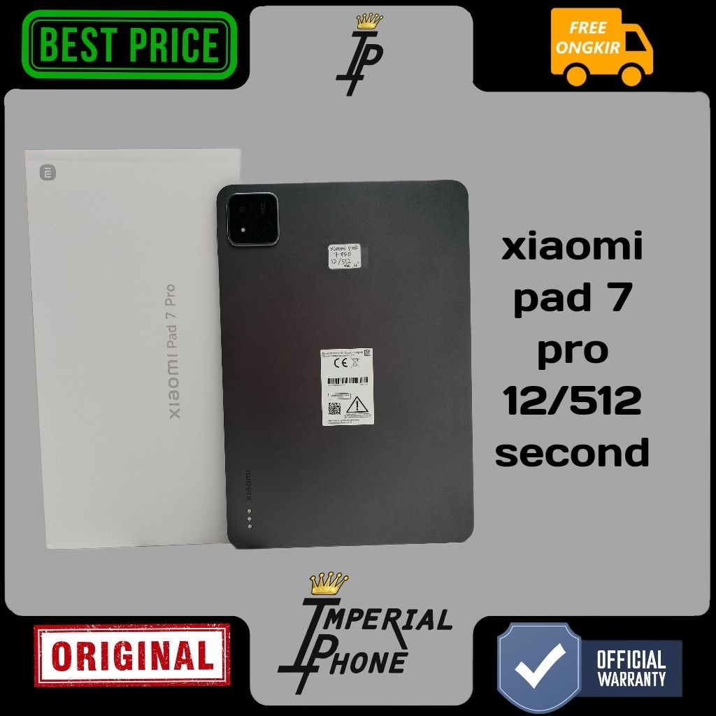 xiaomi pad 7 pro 12/512 second