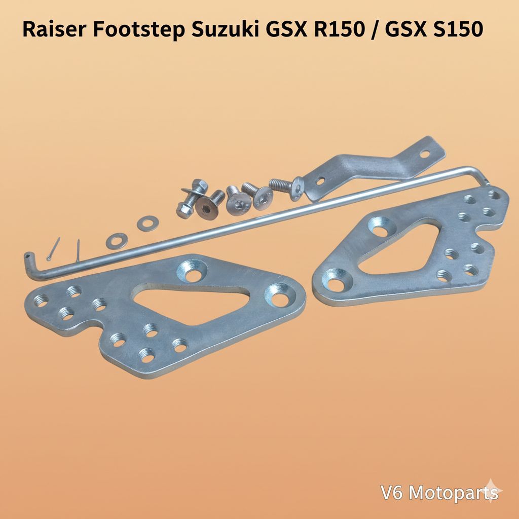 Raiser Footstep Suzuki GSX R150 / GSX S150 Silver