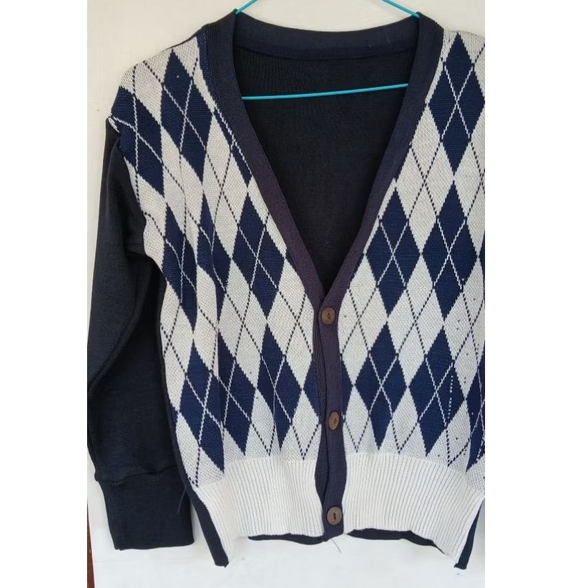 Cardigan Rajut Premium Motif Ketupat