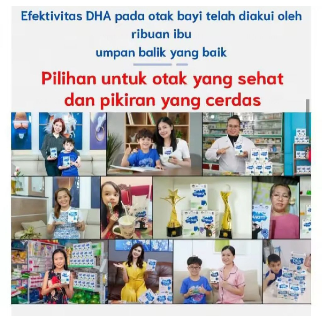 Vitamin nutrisi otak anak cerdas dha brain kid dha pengembangan otak original