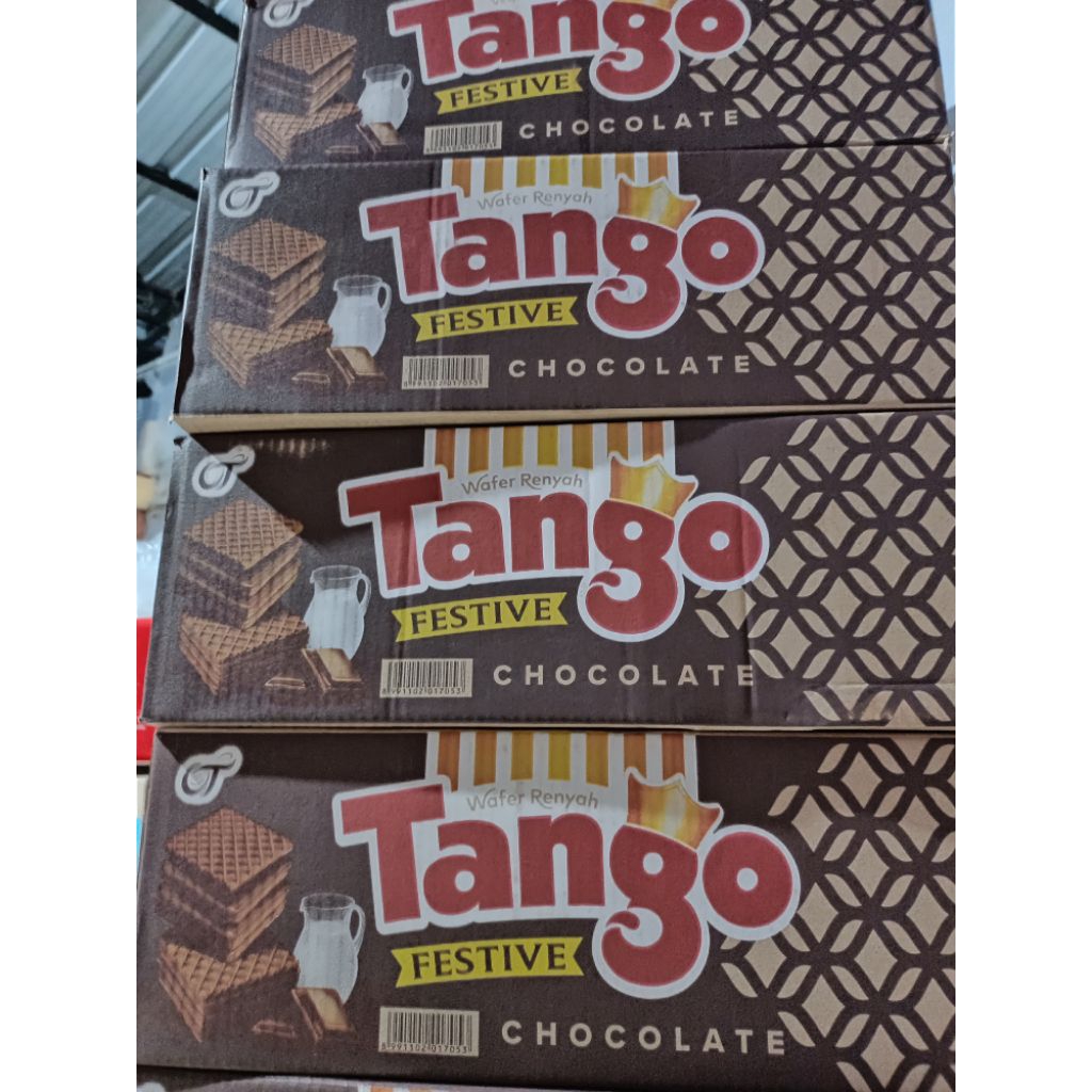 Tango Wafer Coklat Kaleng Satu Dus 6 Kaleng