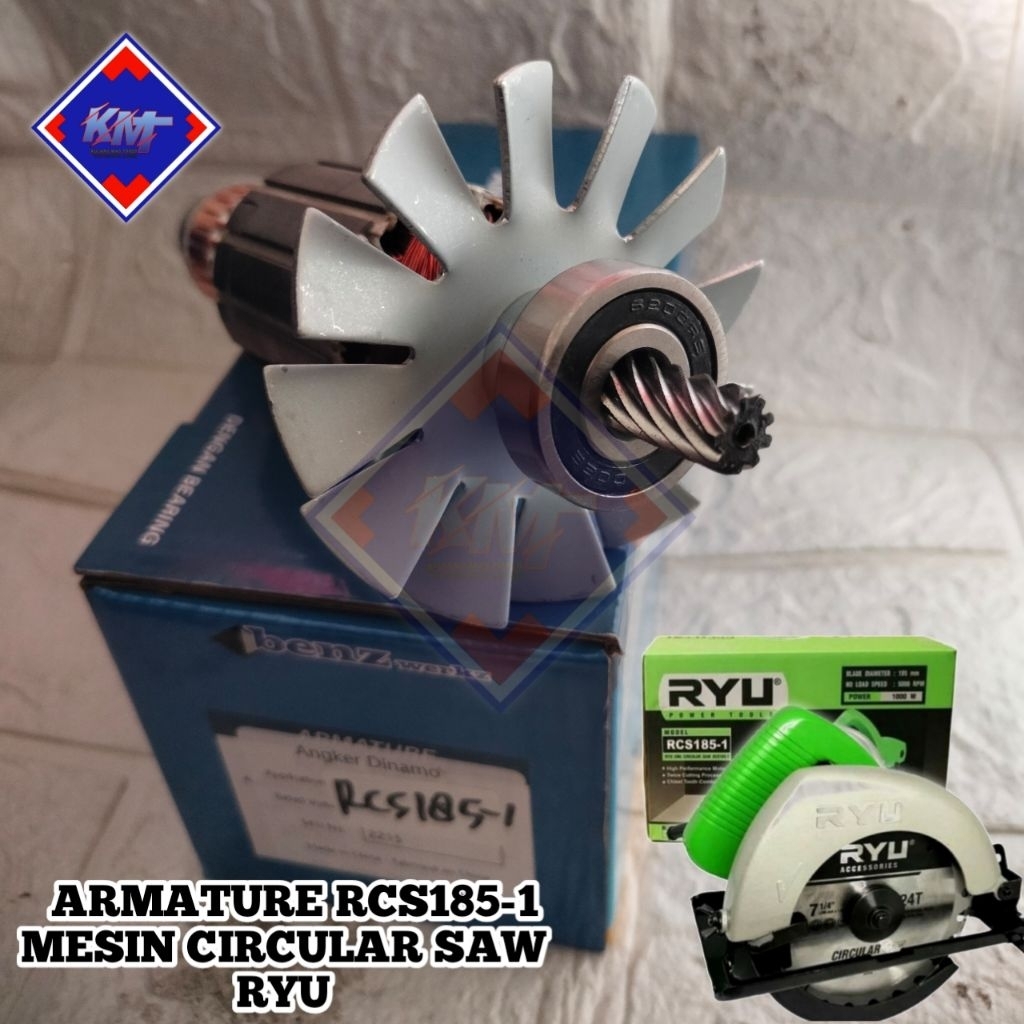 ARMATURE ANGKER RCS185-1 MESIN SIRCULAR SAW RYU ROTOR ANGKER RCS185-1 RYU