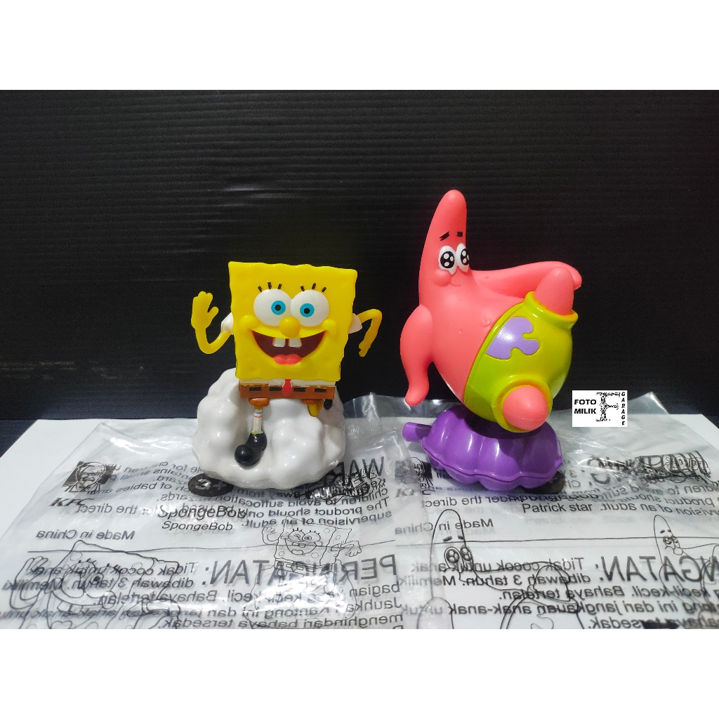 Set Spongebob Squarepants Patrick Star KFC Kids Meal Official