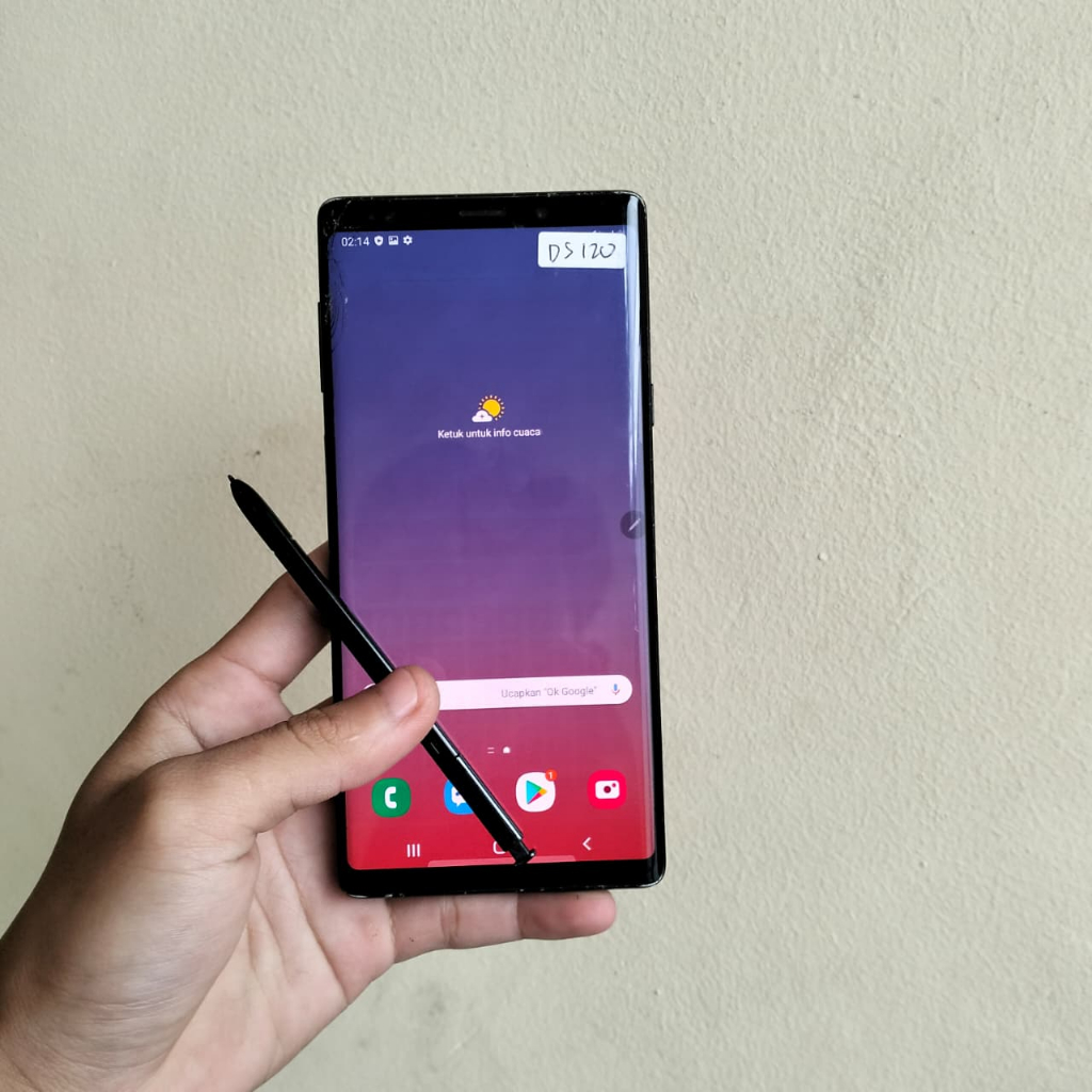 Samsung Galaxy Note 9 Dual SIM LTE RAM 6GB Internal 128GB NFC Bekas SEIN