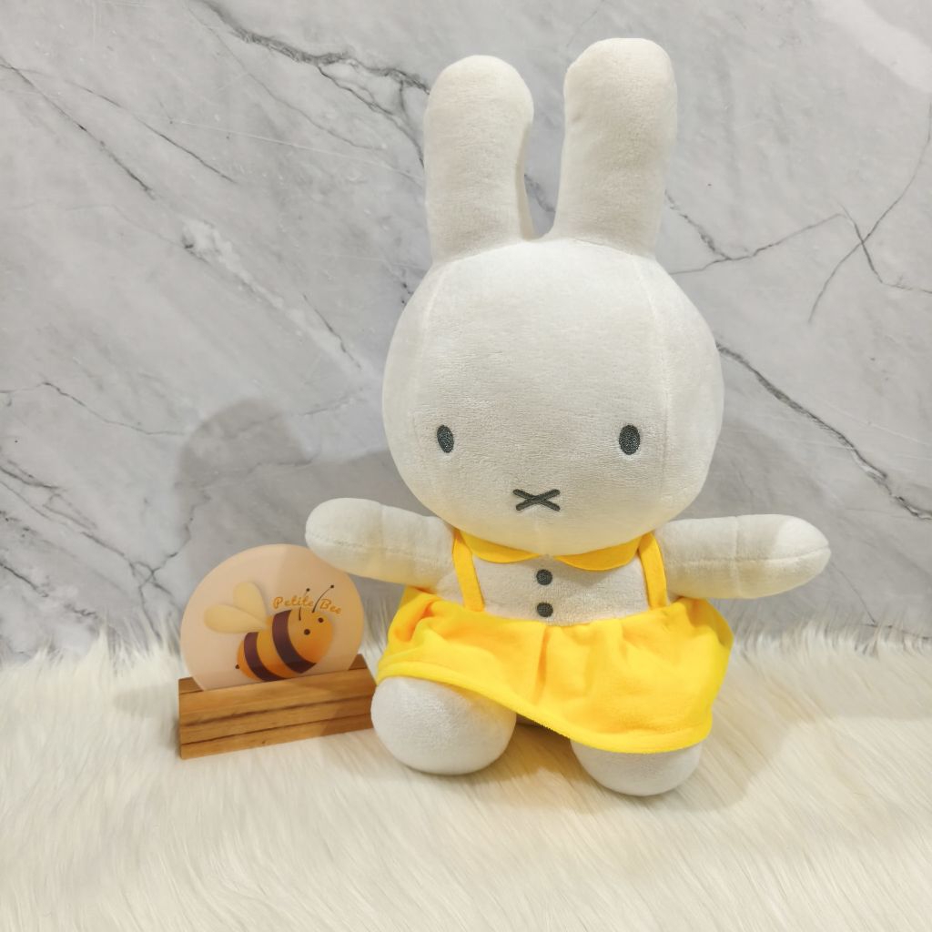 Boneka Miffy Dress Kuning Besar Original