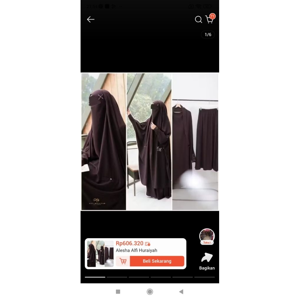 PL/preloved Alfi huraiyah Set Alesha by Alfi Huraiyah