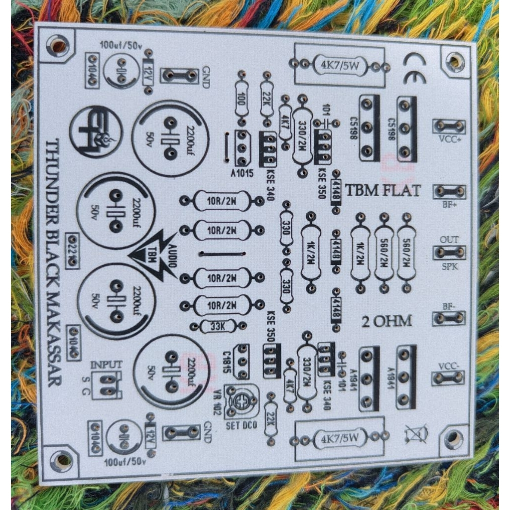 PCB tbm 2 ohm Flat