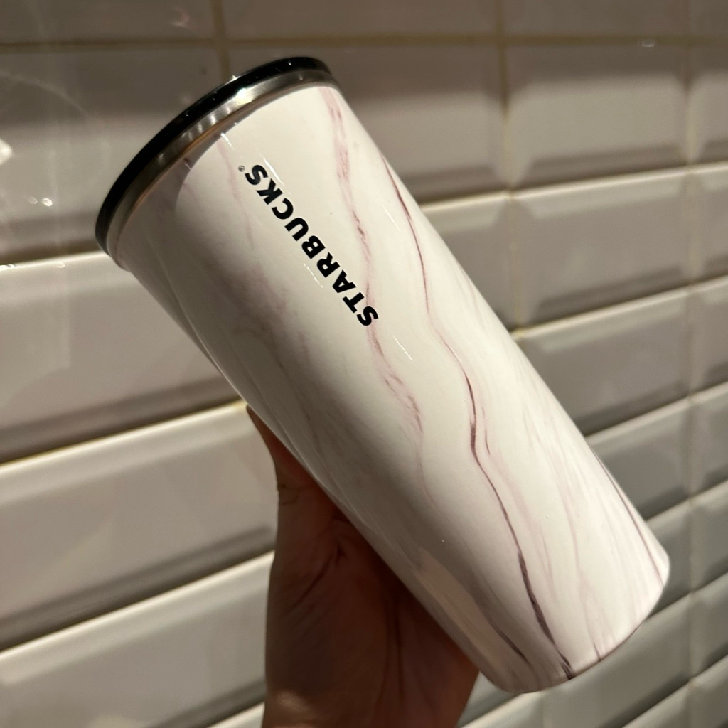 NEW SALE Tumbler Starbucks White Marble Mug Stainless Steel Original Starbucks