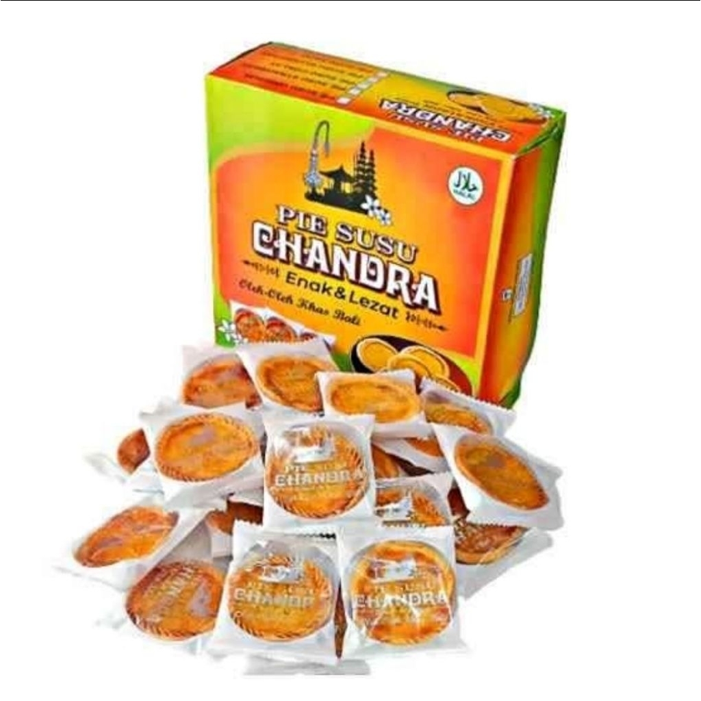 PIE SUSU CHANDRA OLEH OLEH KHAS BALI ISIAN 10 PCS FREE KOTAK PIE, BUBBLE DAN SIAP KIRIM