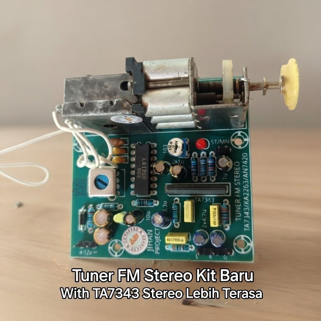 Tuner FM Stereo TA7343 Stereo Lebih Terasa
