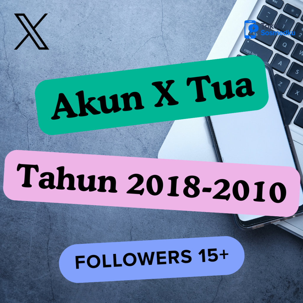 Akun X/Twitter Tua/Old Ready Lengkap + Email Ada Followers & 2FA | Aman, Murah