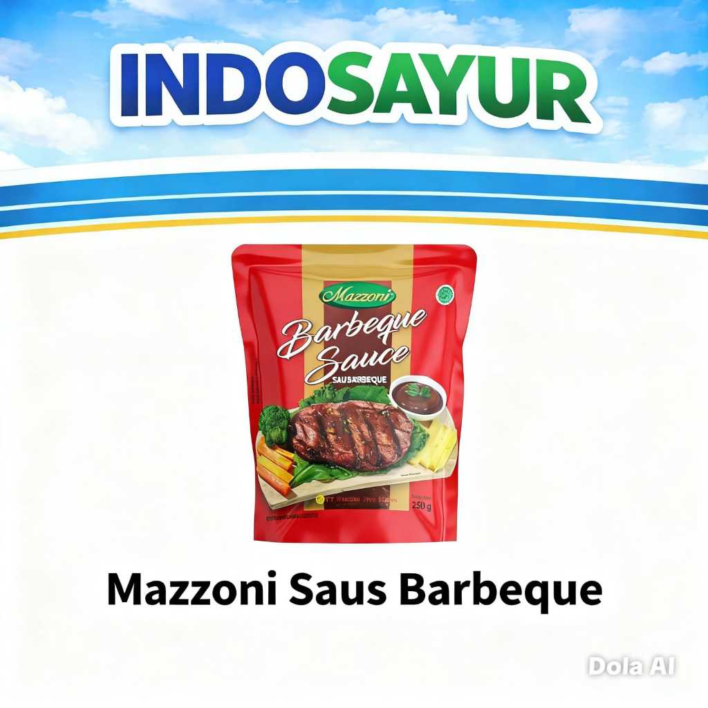 Mazzoni Saus Barbeque 250g / saus BBQ