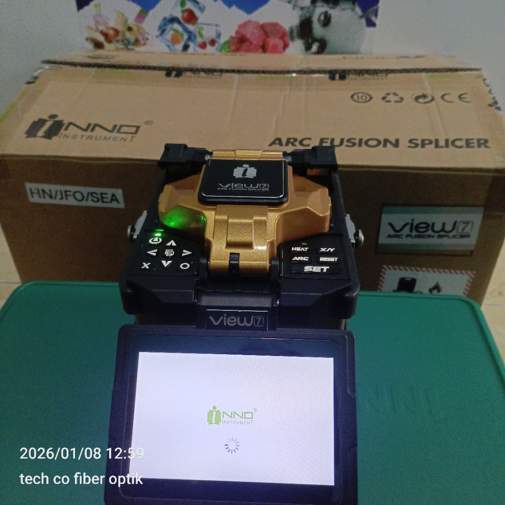 splicer inno view7/fusion splicer inno view 7/alat sambung fiber optic inno view7