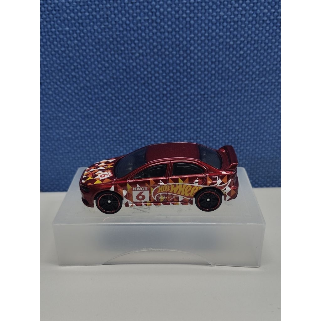 Hot Wheels 2008 Mitsubishi Lancer Evolution Red Kmart Exclusive HW Race Team (Loose)