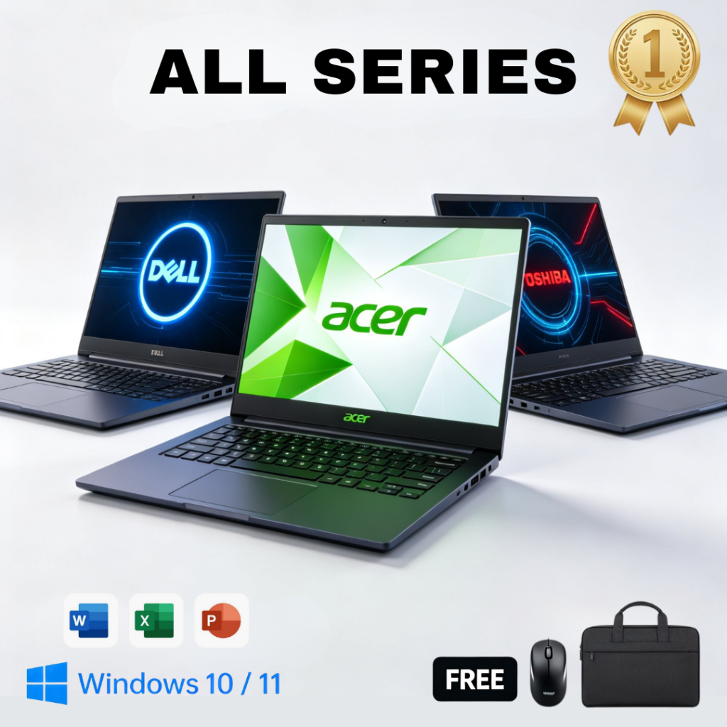 Laptop All Series Gen 6 | Dell / Asus / Fujitsu / Acer | Core i7 / i5 / i3 | AMD Ryzen