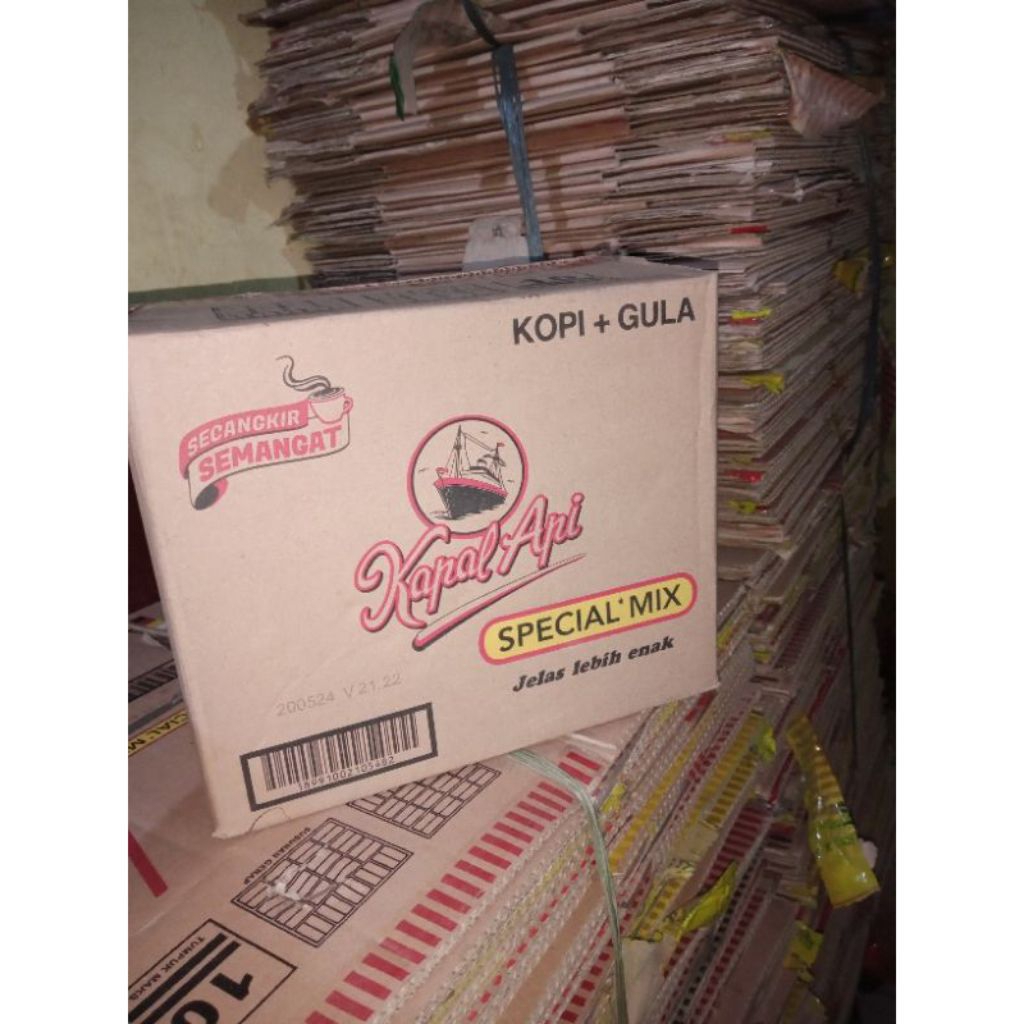 Kardus Box bekas Kopi Kapal api per pcs