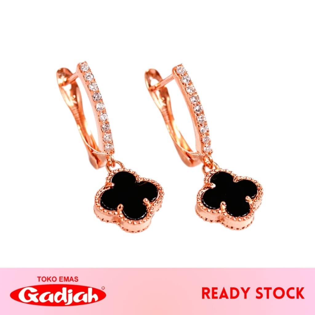 Anting Emas Jepret VC Listring - Toko Emas Gadjah