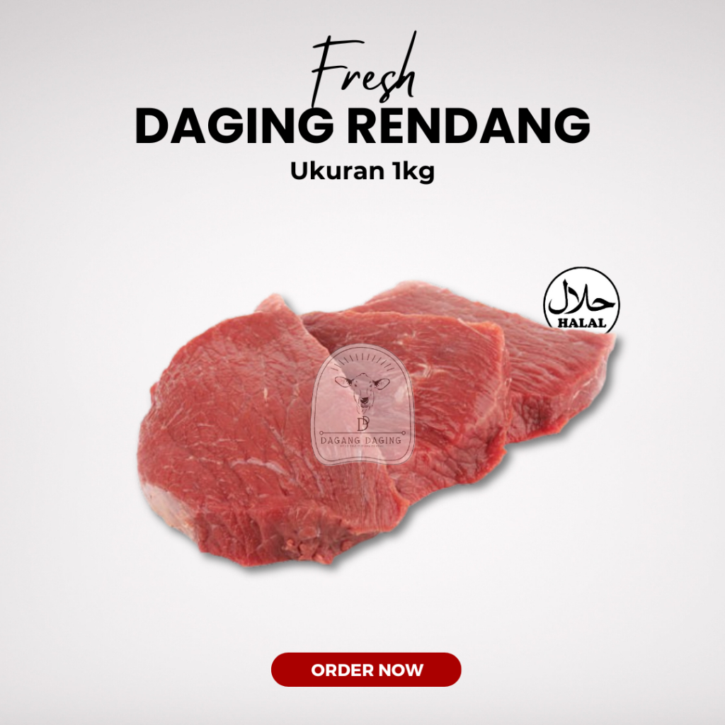 Daging Sapi Rendang Fresh Halal 1kg Tangerang