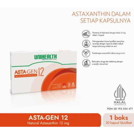 Antioksidan untuk Menunjang Regenerasi Sel Tubuh ASTAGEN 12 Unihealth