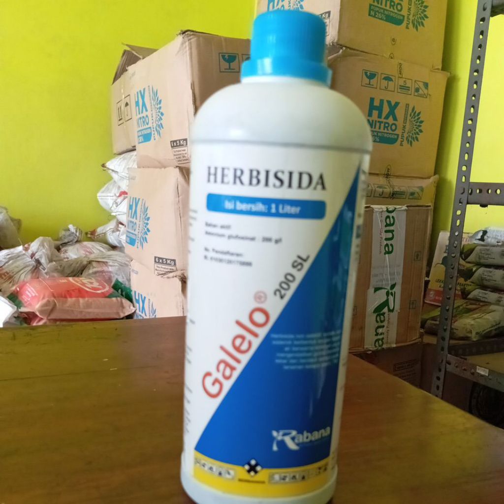 Herbisida pembasmi rumput daun lebar/rumput tulangan Galelo200SL 1liter
