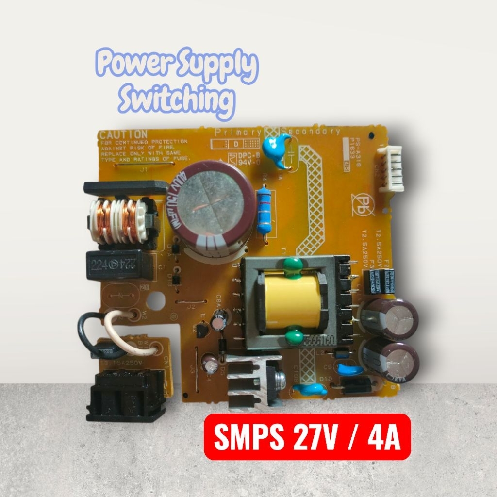 Adaptor SMPS Switching power supply 27V 4A