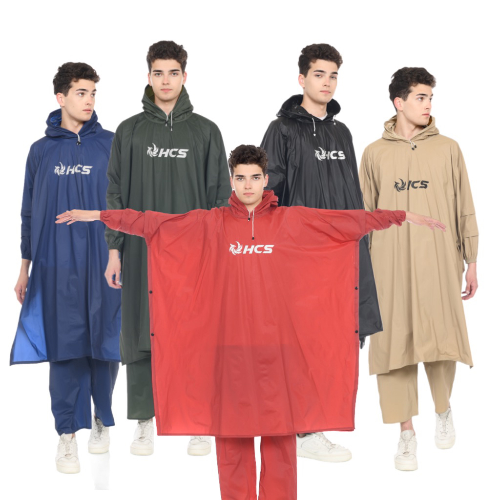 HCS Raincoat Ponco Kalelawar Jumbo Pria dan Wanita