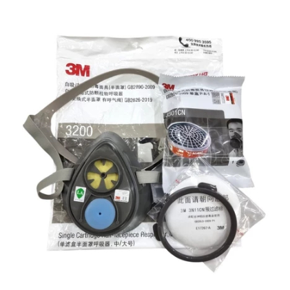Masker 3M 3200 Respirator + Cartridge 3301CN + Filter 3N11CN