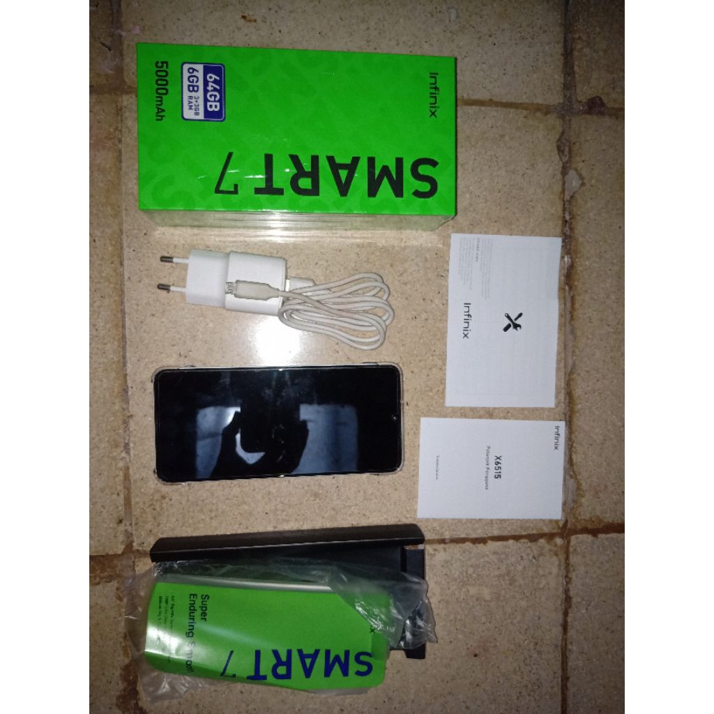 Infinix Smart 7 3/64GB 6.6" HD+ IPS Up to Extended 6GB RAM Helio A22-5000mAh NORMAL SECOND ORIGINAL