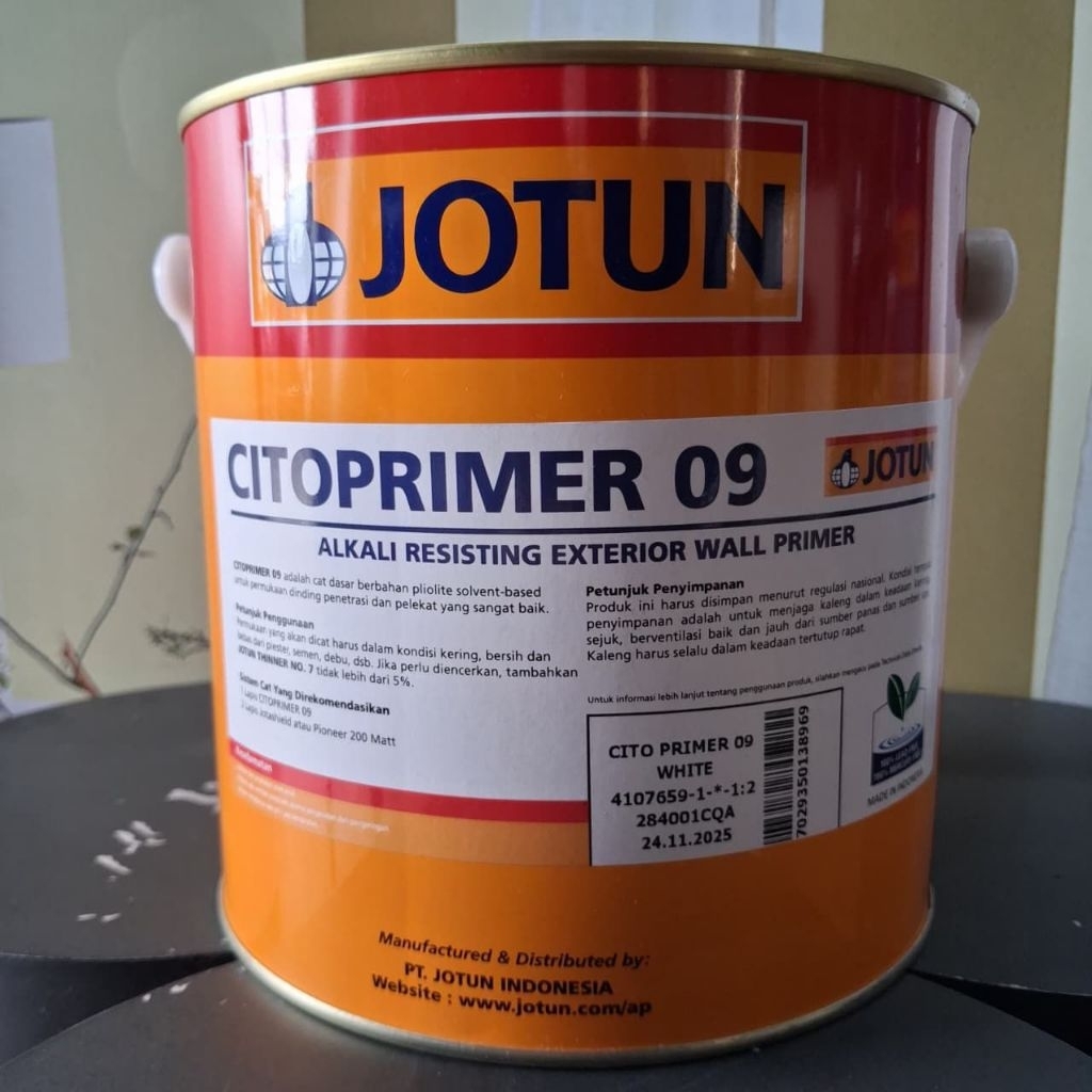 JOTUN CITO PRIMER 2.5LTR/CAT DASAR TEMBOK LEMBAB/CAT DASAR TEMBOK BERJAMUR