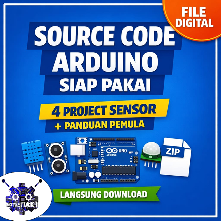 PAKET SOURCE CODE PROJECT ARDUINO SENSOR BASIC PEMULA SIAP PAKAI