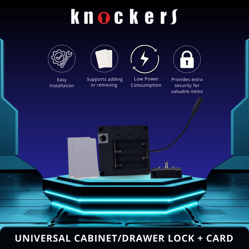 KNOCKERS DRAWER LOCK UNIVERSAL CABINET , HIDDEN LOCK CABINET DOOR KNOCKERS