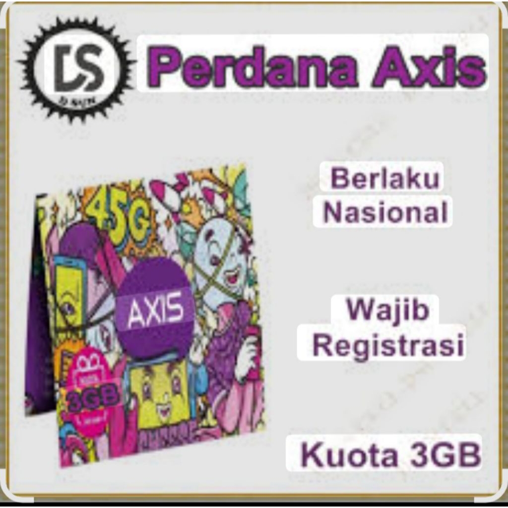 PERDANA AXIS KUOTA 3GB MURAH