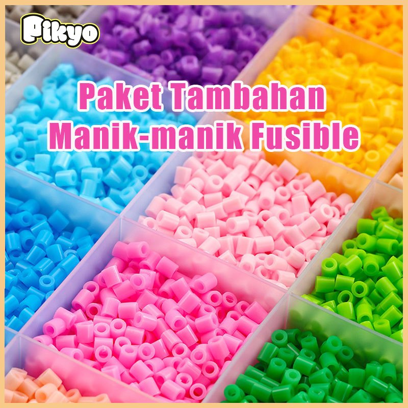 PIKYO 1000PCS 10GRAM Refill Hama Beads 5mm Perler Beads Refill 5mm