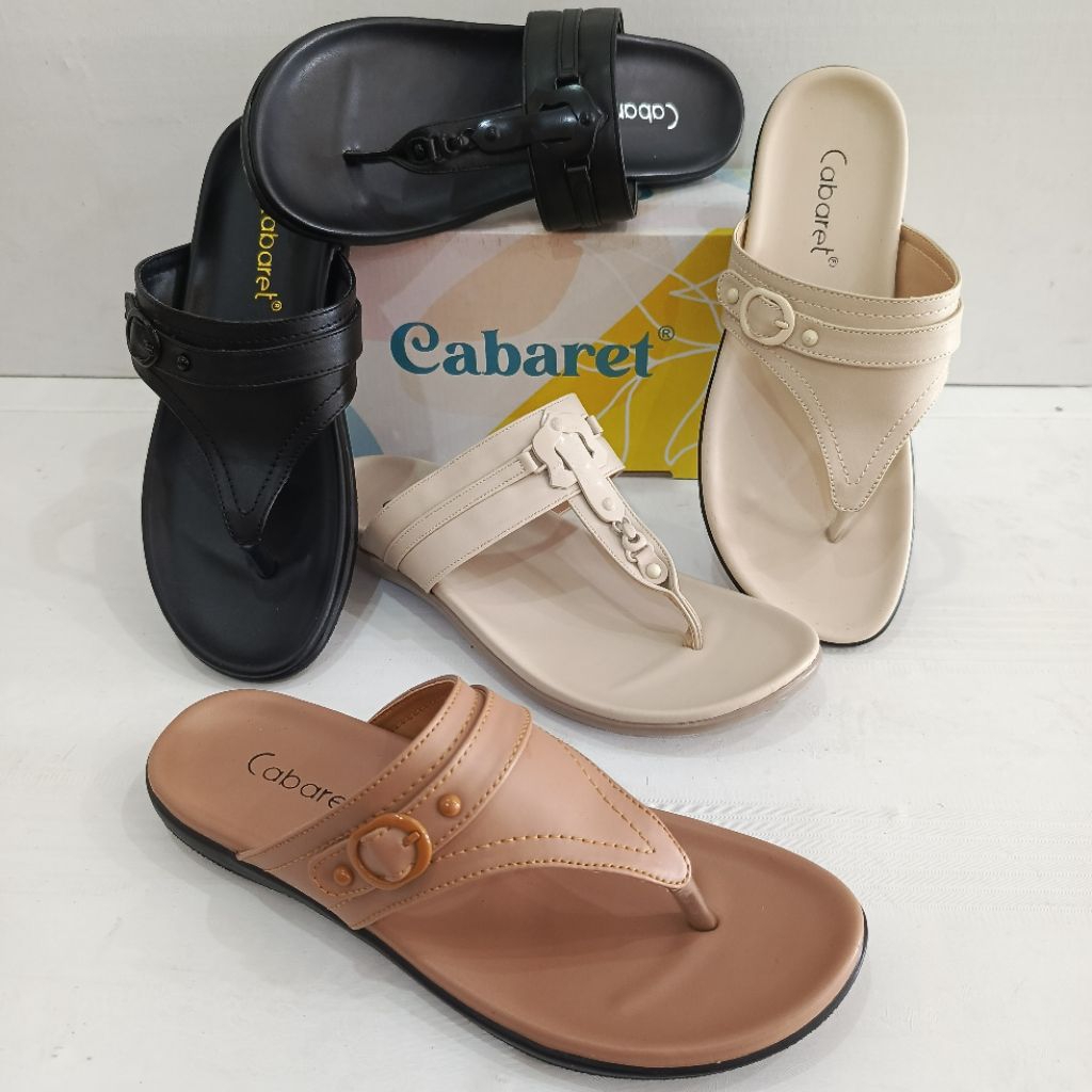 Sandal Flat Jepit Cabaret untuk Wanita tipe MC 125-3, JL 349-2 | sandal Harian wanita | sandal kasua